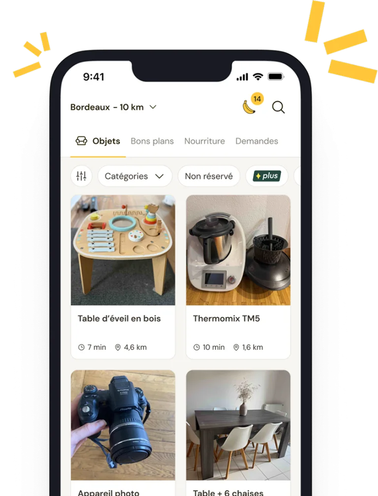 Geev, l&rsquo;appli pour donner et récupérer des objets gratuits, près de chez soi