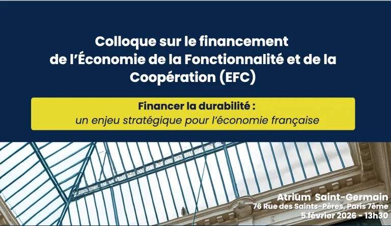 Faire évoluer la loi pour accompagner les entreprises dans leur transition vers l’économie de la fonctionnalité et de la coopération (EFC)