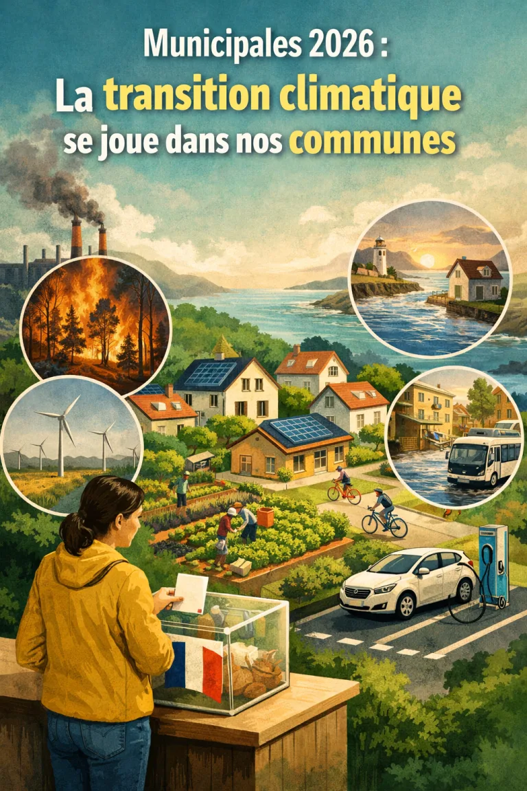 Municipales 2026 : pourquoi la transition climatique se joue d’abord dans nos communes