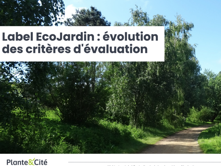 Le label EcoJardin fait évoluer ses critères d&rsquo;évaluation pour intégrer les nouveaux enjeux