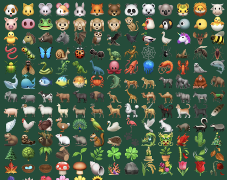 Ce que les emojis racontent de la biodiversité